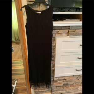 Black size 8 “flapper” style dress